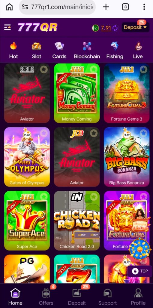 777QR Game
