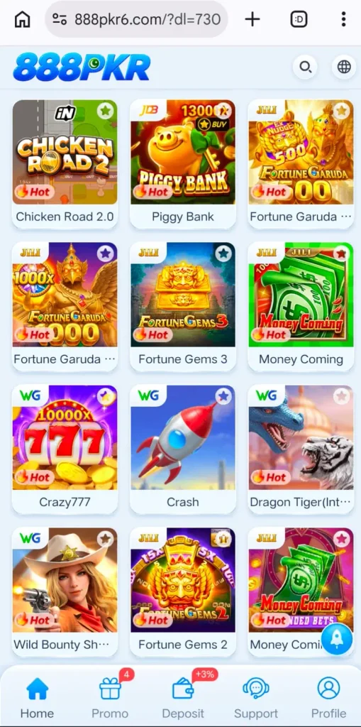 888PKR Game