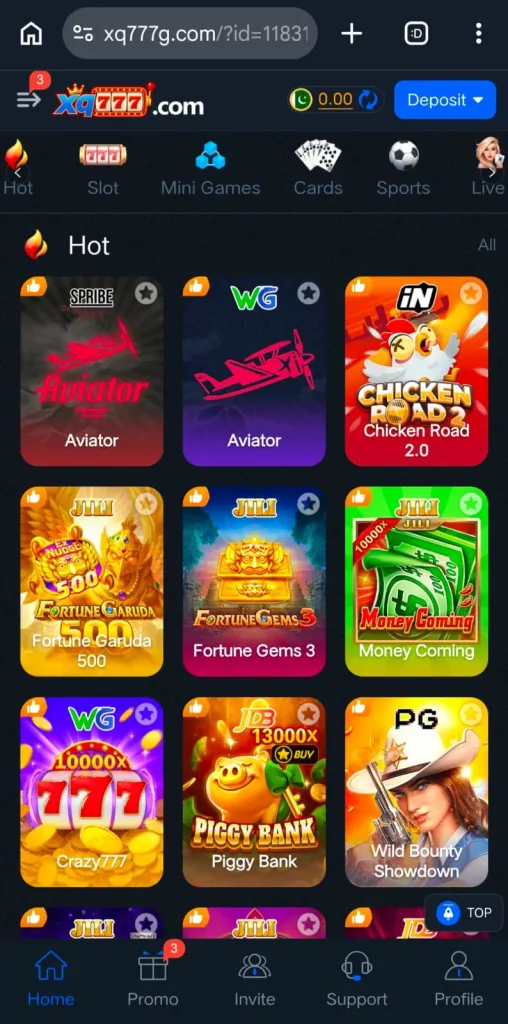 XQ777 Game